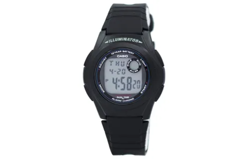 CASIO Men Standard Series Silver Watch F-200W-1A