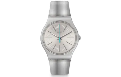 SWATCH Unisex 41mm Gray Watch SUOM114