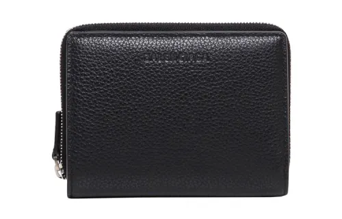 Balenciaga Cow Leather Wallet Men's Black
