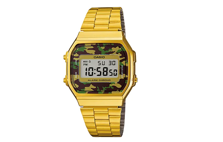 CASIO Men VINTAGE Series Gold Watch A168WEGC-3