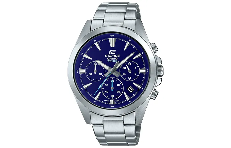 CASIO Women's EDIFICE Blue Watch EFV-630D-2AV