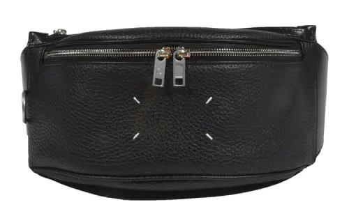Maison Margiela Leather Fanny Pack Men's Black
