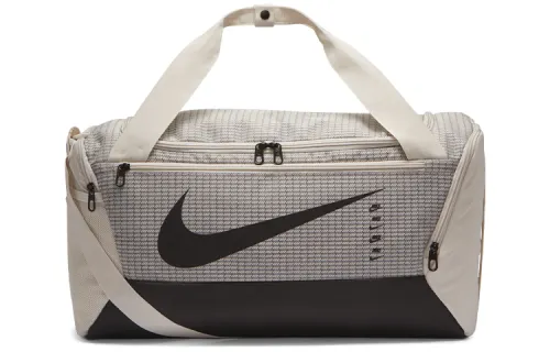 Nike Pu Handbag, Gym Bag, Travel Bag Unisex Ecru