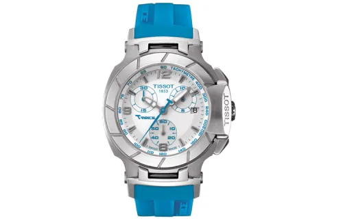 TISSOT Race Collection Quartz Movement Women's Watch 40.66mm White Dial Stainless Steel Case
