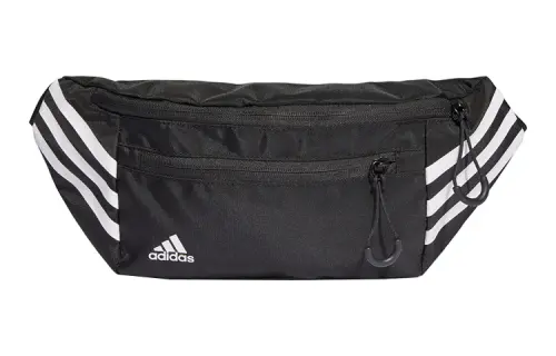 Adidas Polyurethane Crossbody Bag, Fanny Pack Unisex Black