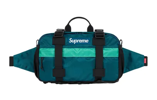 Supreme Polyester Sling Bag One Shoulder Crossbody Fanny Pack Regular Unisex Blue Gray