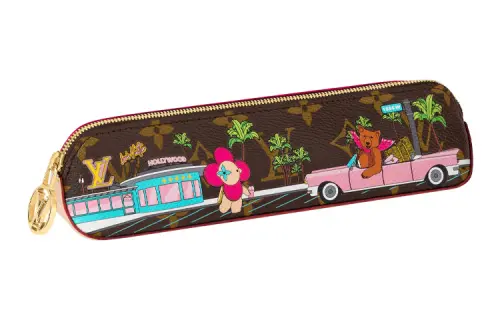 LOUIS VUITTON Hollywood Xmas Elizabeth Pencil Case Monogram Vivienne Multicolor