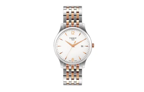 TISSOT Junya Collection Quartz Movement 30m Waterproof Men's Watch 42mm White Dial Stainless Steel Case