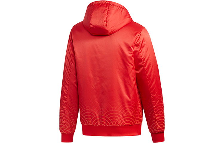 Мужская куртка adidas Neo Двусторонняя (красная) — фото 2