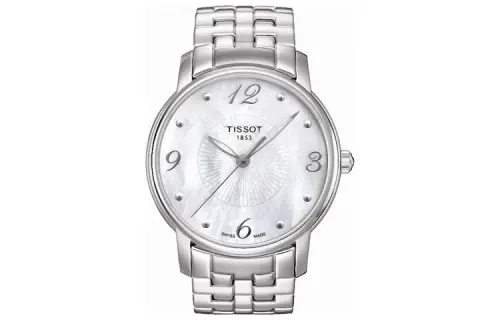 TISSOT Liyuan Collection Quartz Movement Women's Watch 38mm White Dial Stainless Steel Case