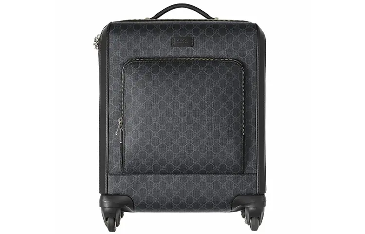 GUCCI Luggage Black Gray Color