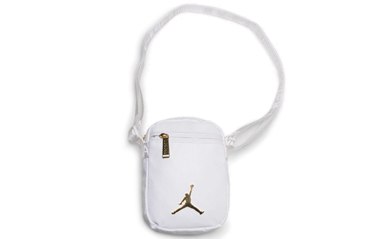 Jordan Polyester Cell Phone Pouch, Shoulder Bag, Crossbody Bag Unisex White