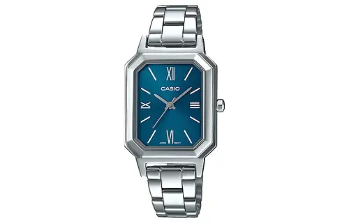 CASIO Women's Standard Series Silver Watch LTP-E168D-2B
