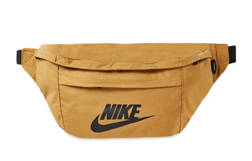 Nike Polyester Shoulder Bag, Crossbody Bag, Fanny Pack Regular Unisex Wheat