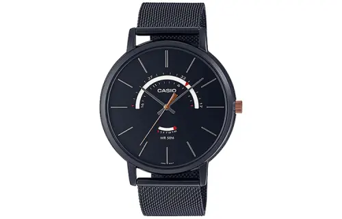 CASIO Men Standard Series Black Watch MTP-B105MB-1AV