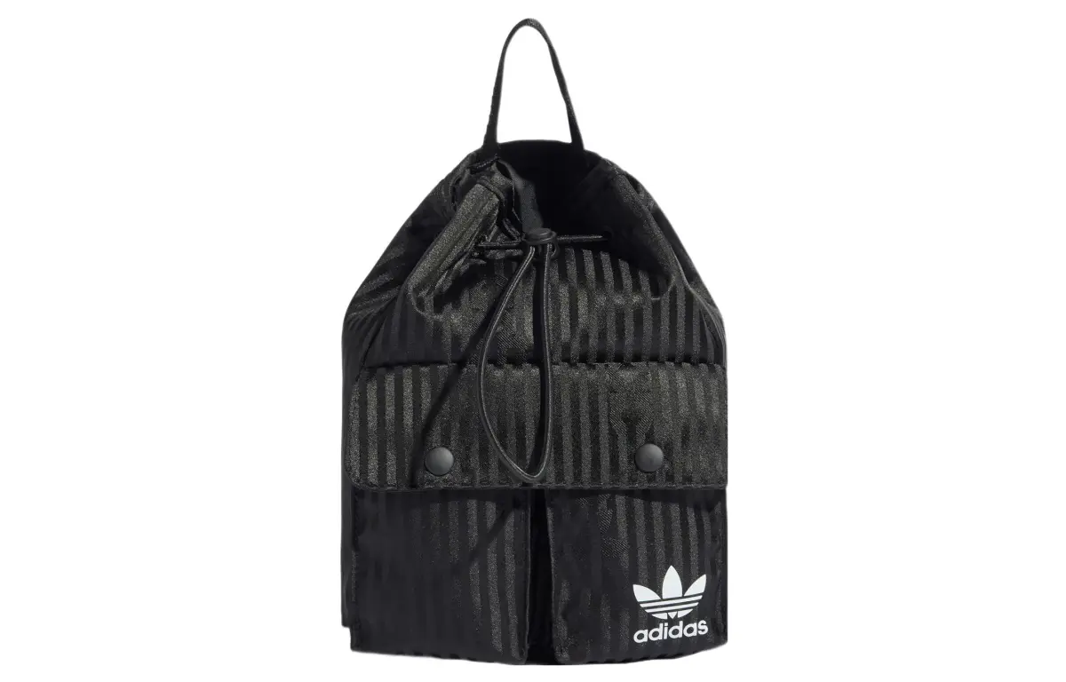 Adidas Originals Polyester Bucket Bag Backpack Regular Unisex Black