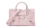 Balenciaga Cow Leather Crossbody Bag, Shoulder Bag Small Women's Pink