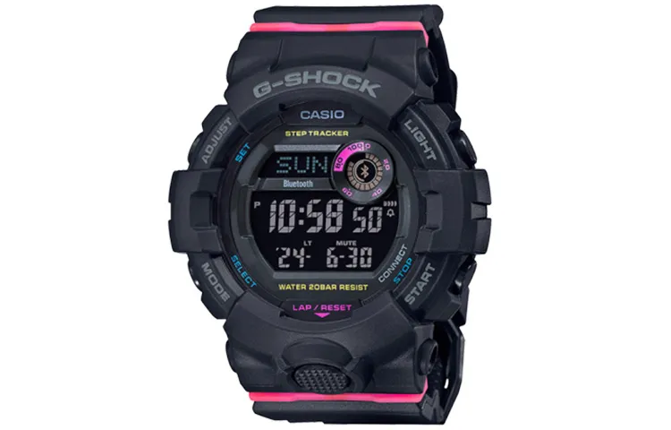 CASIO Women's G-SQUAD Series Black Watch GMD-B800SC-1D