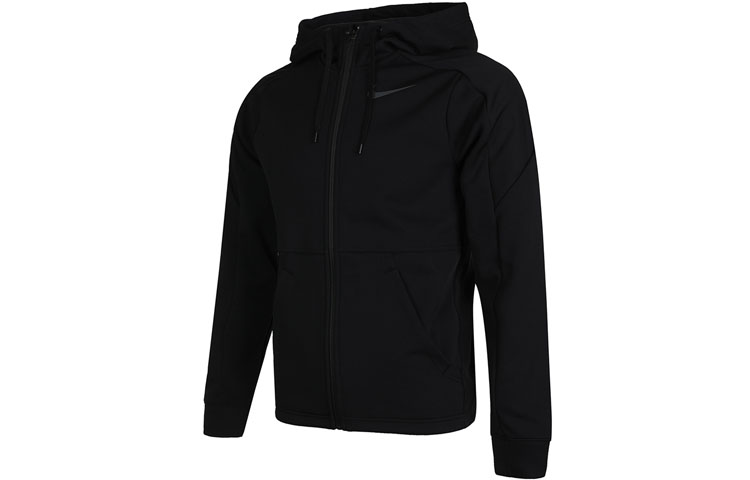 Мужская куртка Nike Therm logo (черная) — фото 3