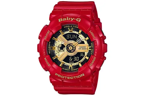 CASIO Women's BABY-G Gold Watch BA-110VLA-4A