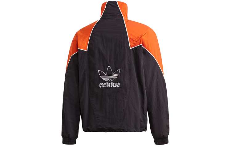 Мужская куртка adidas originals Big Trefoil Abstract (черный) — фото 2