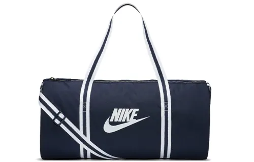 Nike Heritage Polyester Travel Bag Unisex Obsidian Color