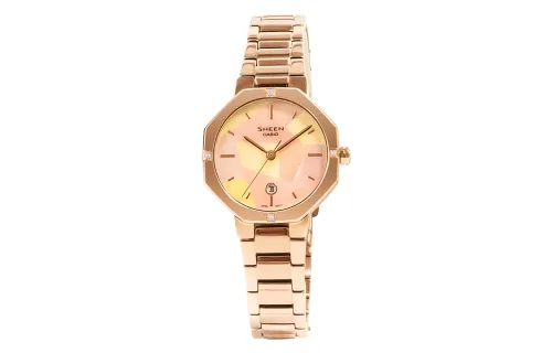 CASIO Women's SHEEN Mother Of Pearl Color Watch