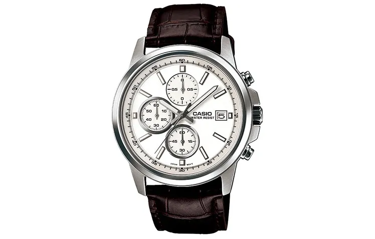 CASIO Men DRESS 43mm White Watch MTH-5001L-7APF