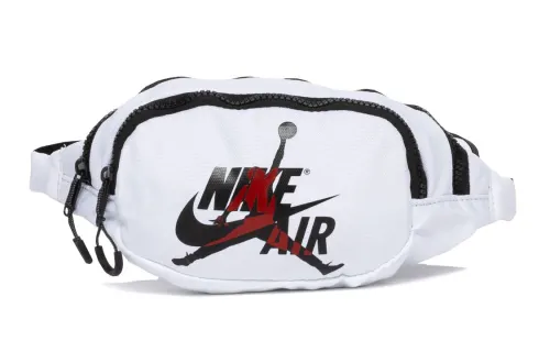 Jordan Polyester Crossbody Bag, Fanny Pack Regular Unisex White