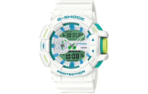 CASIO Men Liquid Crystal/Analog Dual Display Series Green Watch GA-400WG-7A