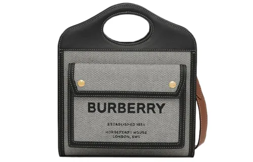 Burberry Mini Pocket Bag 'Black/Tan'