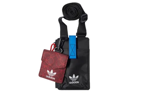 Adidas Originals Adidas Polyester Shoulder Bag, Crossbody Bag Regular Unisex Black