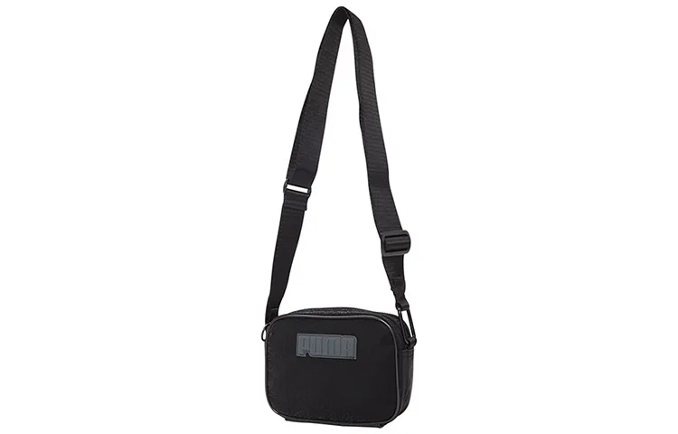 PUMA Fabric Shoulder Bag, Crossbody Bag Regular Unisex Black