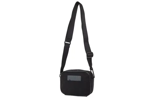 PUMA Fabric Shoulder Bag, Crossbody Bag Regular Unisex Black