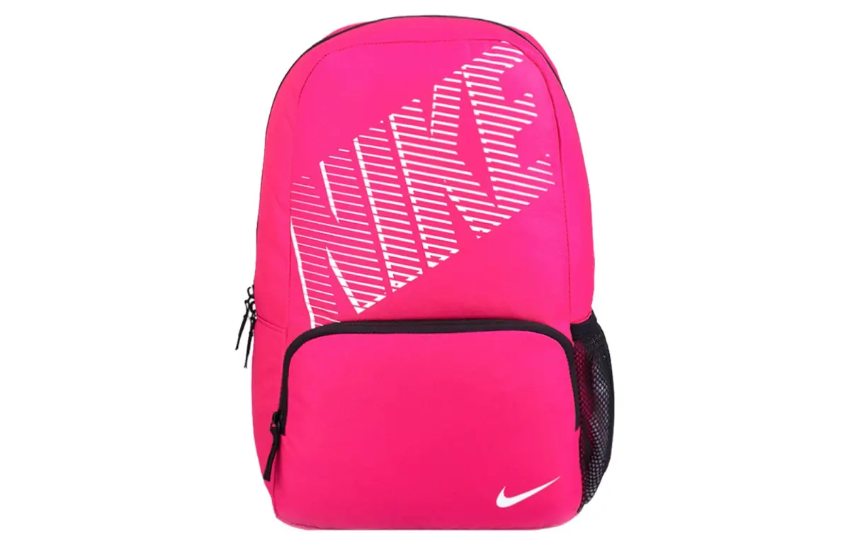Nike Polyester Backpack Backpacks Regular Unisex Rose Red