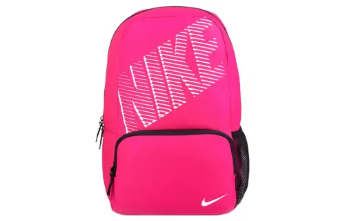 Nike Polyester Backpack Regular Unisex Rose Red