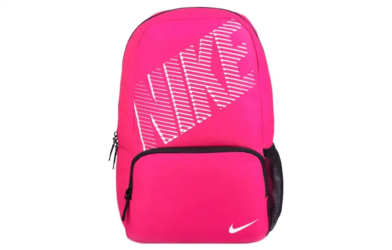 Nike Polyester Backpack Regular Unisex Rose Red