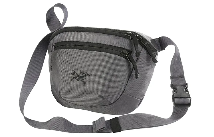 Arc'teryx Fanny Packs Nylon Fabric, Polyester Macro Gray Unisex