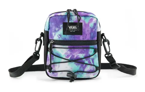 Vans Polyester Shoulder Bag, Crossbody Bag Regular Unisex Purple