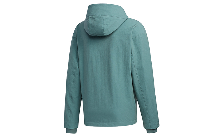 Мужская куртка adidas Hooded Jacket (изумрудная) — фото 2
