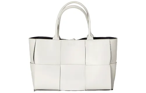 Bottega Veneta ARCO Sheepskin Tote Bag, Shopping Bag, Handbag Women's White