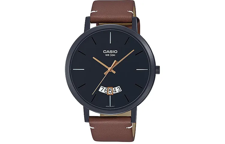 CASIO Men Standard Series Black Watch MTP-B100BL-1EV