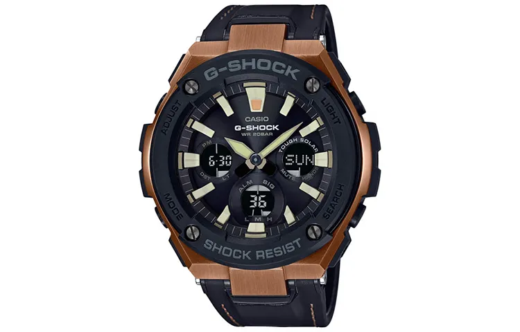CASIO Men G-STEEL Series Black Watch GST-S120L-1A
