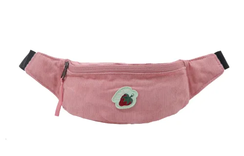 Vans Cotton Crossbody Bag, Sling Bag, Fanny Pack Regular Women's Pink