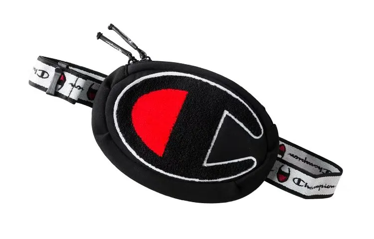 Champion Polyester Crossbody Bag, Fanny Pack Regular Unisex Black