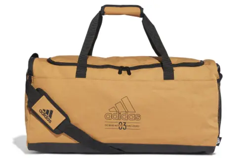 Adidas Cotton Crossbody Bag, Handbag, Gym Bag Regular Unisex Wheat Brown