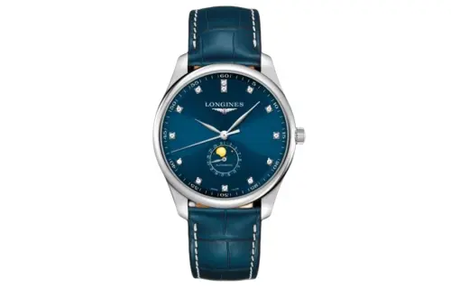 LONGINES Master Collection Automatic Mechanical Movement Men's Watches Watch 42mm Blue Dial Stainless Steel Case