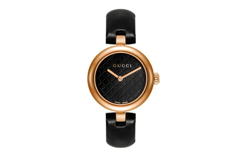 GUCCI Diamantissima Wrist Watches Quartz Movement Black Dial Women's Watch