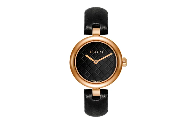 GUCCI Diamantissima Wrist Watches Quartz Movement Black Dial Women's Watch