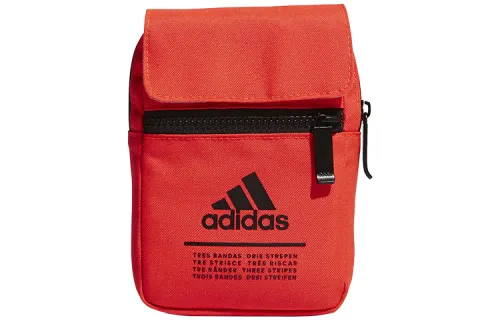Adidas Polyester One Shoulder Handbag, Crossbody Bag Regular Unisex Red